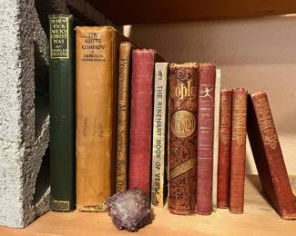 1906 Edition Mr. Pickwick's Christmas by Charles Dickens, The White Company by Sir Arthur Conan Doyle, The Rinehart Book of Verse by Alan Swallow, Little Master Pieces of Science - 3 Volume Set
