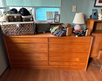 Mid Century 6 Drawer Lowboy Dresser