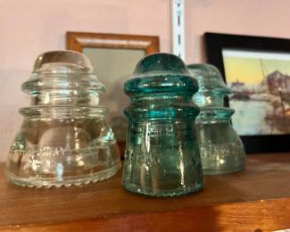 Assortment of Glass Insulators