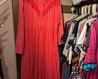 Tillman Women's Red Western Dress - Size Large