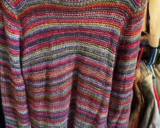 Hearts of Palms Multicolored Striped Knitted Sweater