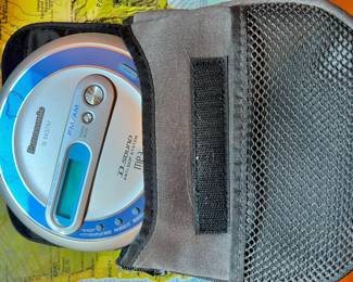 Panasonic Silver Blue Portable CD & MP3 Player – SL-SV570 