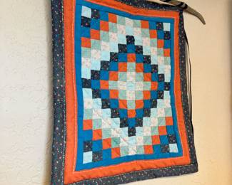 Trip Around the World Quilt Wall Hanging