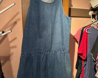 Circa 1990's Denim Mini Dress