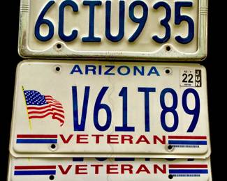 Veteran License Plates