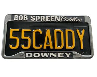 California License Plate