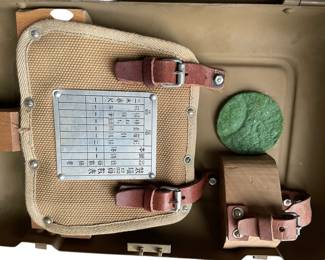 Cased WWII Japanese Military 10 x 6 Degree Theodolite / Transit
