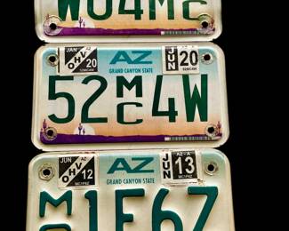 Arizona Motorcycle Plates