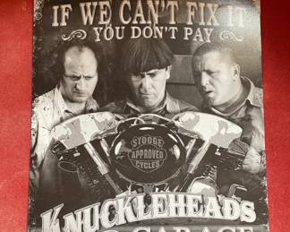Sign 3 Stooges New