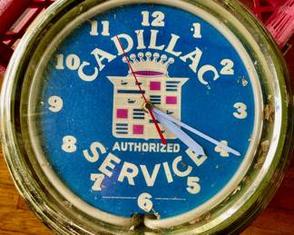 Cadillac Service Light Clock Reproduction