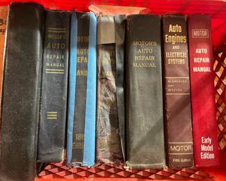 AUTOMOTIVE MANUALS AND PARTS BOOKS
