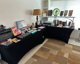 Printer, Lap tops, books, Artn, games and more !!!