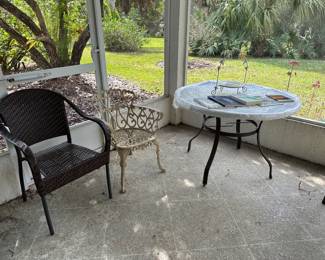 New patio table