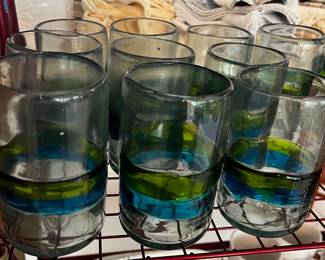 Hand blown glassware