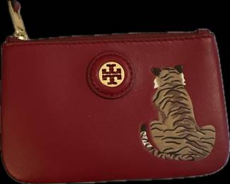 Tory Burch Limited edition 2022 year of the tiger, red coin card wallet 