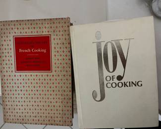 Cookbooks
Joy of cooking
French cooking. Julia Child