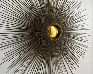 Vintage sunburst sculpture 