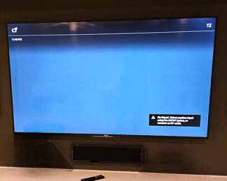 75" Sony Bravia TV with Remote and Hanging Bracket - 2016 Model XBR-75X850D