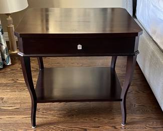 Transitional Occasional Table/Nightstand by Designer Suzanne Kasler for Hickory Chair - 30"w x24"dx28"h