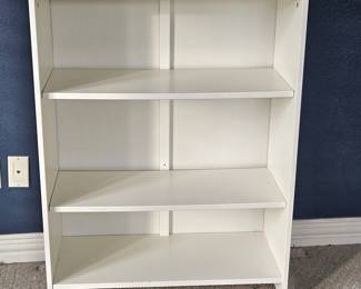  Sturdy White Wooden Bookshelves,