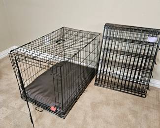  Large Foldable Dog Crate Plus 8-Paneled Exercise Pen
