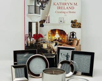  'Creating a Home' by Kathryn M. Ireland Book, Mini Pottery Barn & Restoration Hardware Photo Frames & Candle