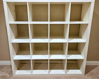 Wooden Storage Cubicles - One Solid Piece with Sixteen spots