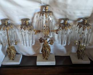 Crystal candlebra