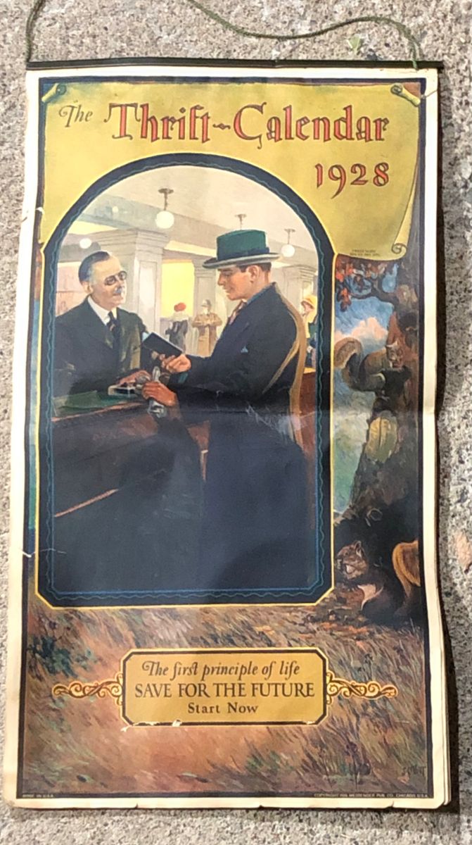 Vintage Cambridge Minnesota Calendar 