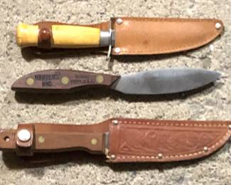 Fixed Knives - 2 are from Herter’s in Waseca, Minnesota back in the day….