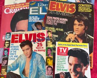 Lots of Elvis Paraphernalia 