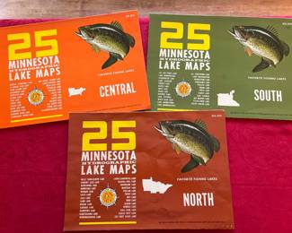 Vintage MN Hydrography Maps