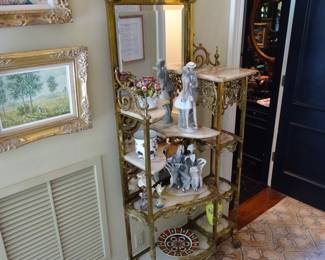 Art Nouveau etagere