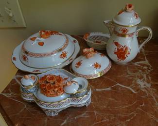 Herend Chinese Bouquet in rust color