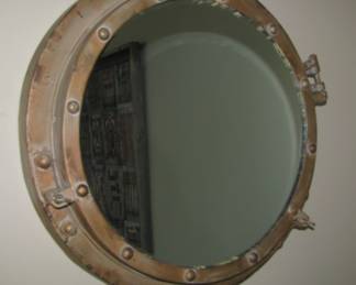Port hole mirror