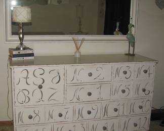 Dresser with mirror