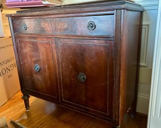 Antique buffet, great piece, needs a little TLC on top surface. 