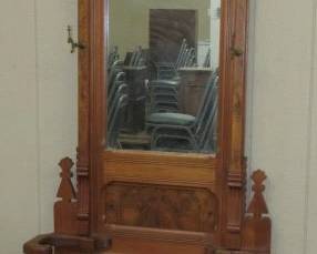 Victorian Walnut Hall Tree