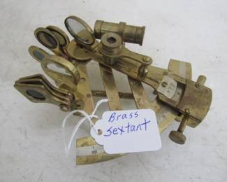 Brass Sextant 