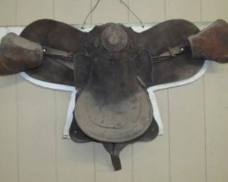 Old Saddle Wall Decor.