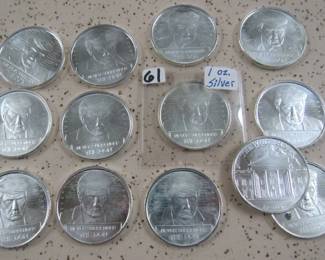 Trump 1 oz. Silver Rounds