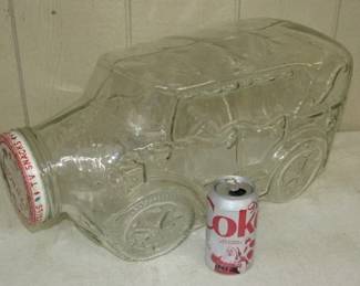 Large Glass Car Jar