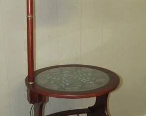 Table/Lamp/Magazine Rack Combo.