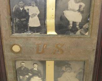 Framed Tin Type Photos