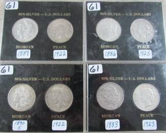 Morgan & Peace Dollar Sets