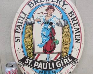 Cardboard German Beer Sign