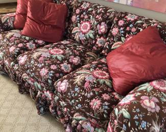 Floral sofa