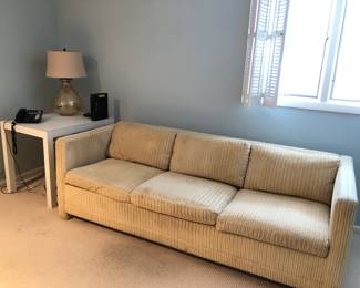 Sofa bed (not in great condition) $25, end table