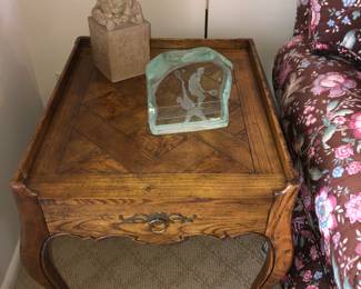 Baker end table