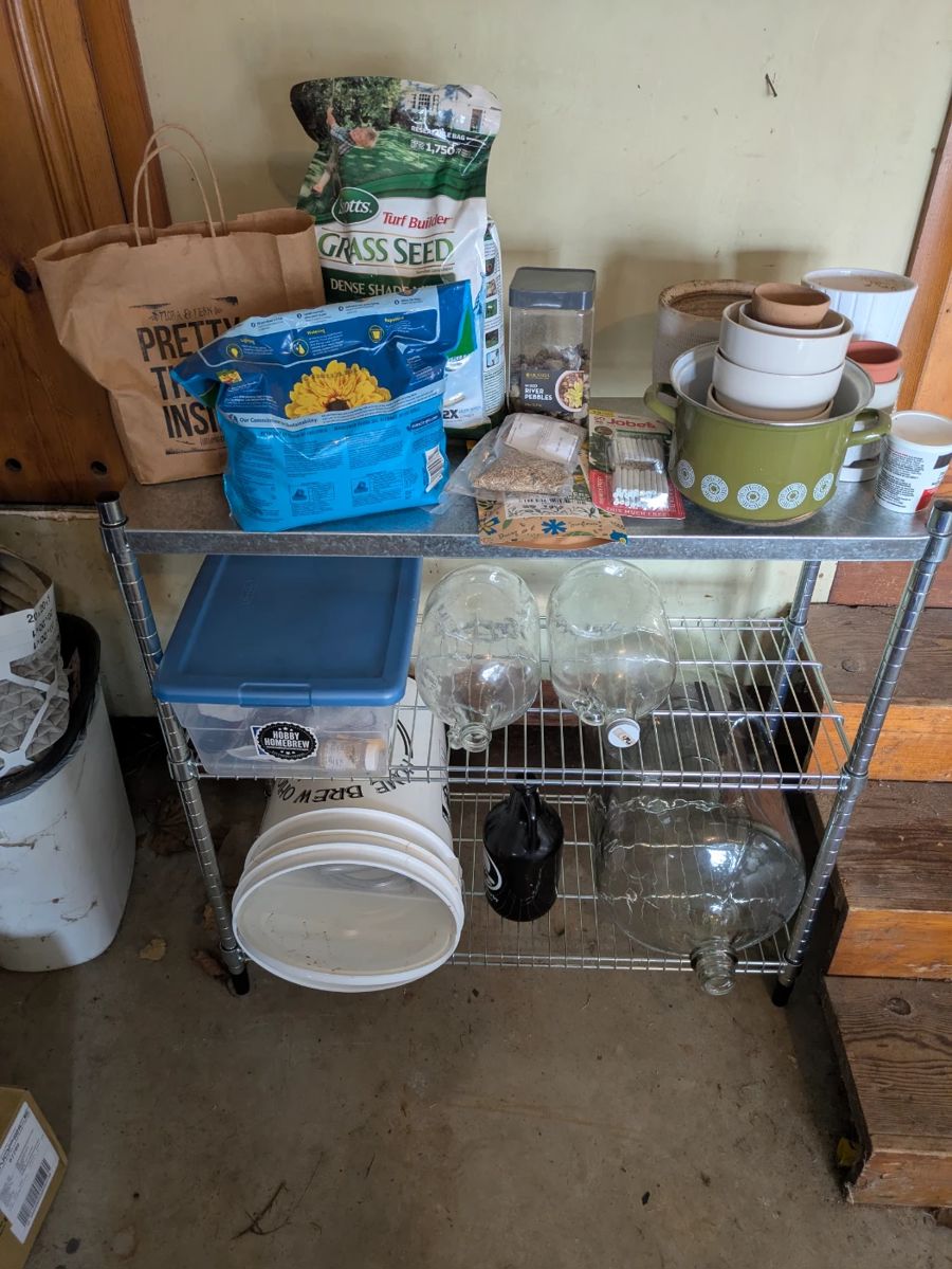 Gardening and homebrewing supplies